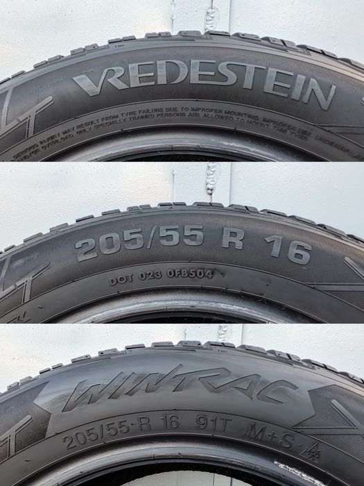 2бр зимни гуми 205/55/16 Vredestein 
Wintrac 
dot23