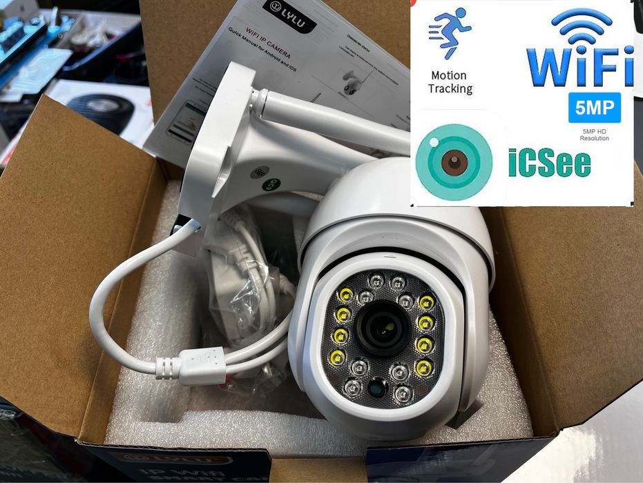 Camera ip wifi 6 mpx LYLU icsee smart безжична камера видеонаблюдение