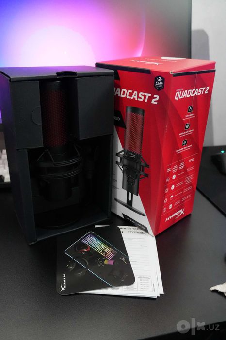 СРОЧНО! Микорофон HyperX QuadCast 2