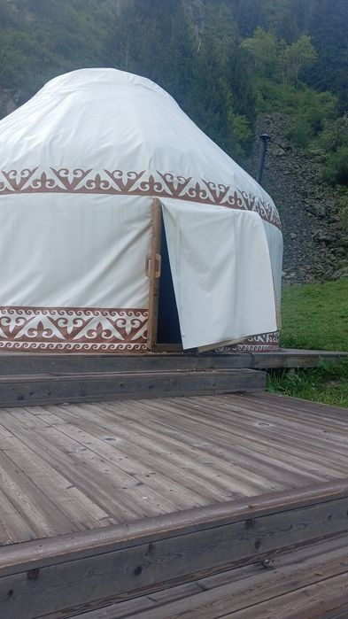 Чехол от юрты чисто белый