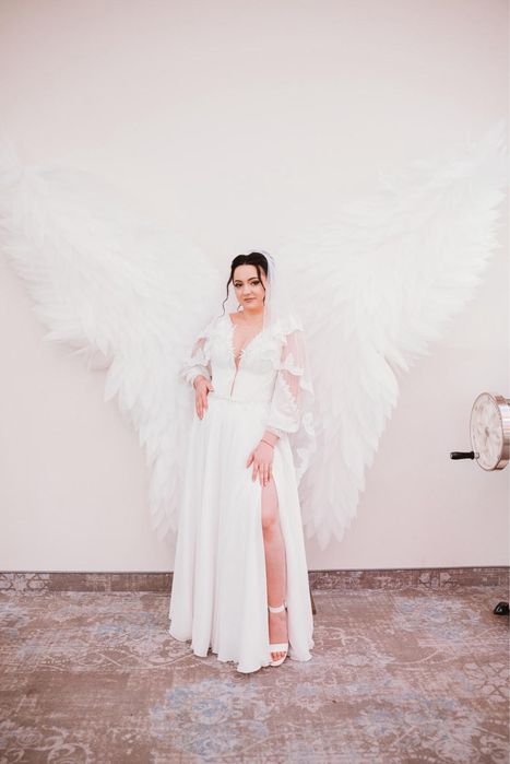 Rochie de mireasa+voal
