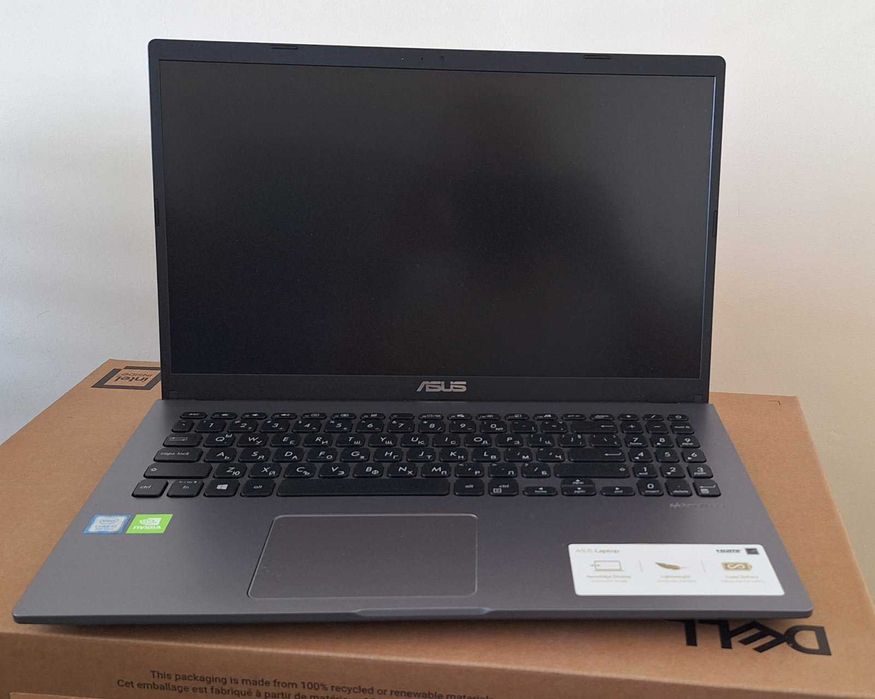 Продавам лаптоп ASUS X509F (i7 / 8GB RAM / 512GB NVMe /2GB NVIDIA) + Win 11 Pro & Office 2019