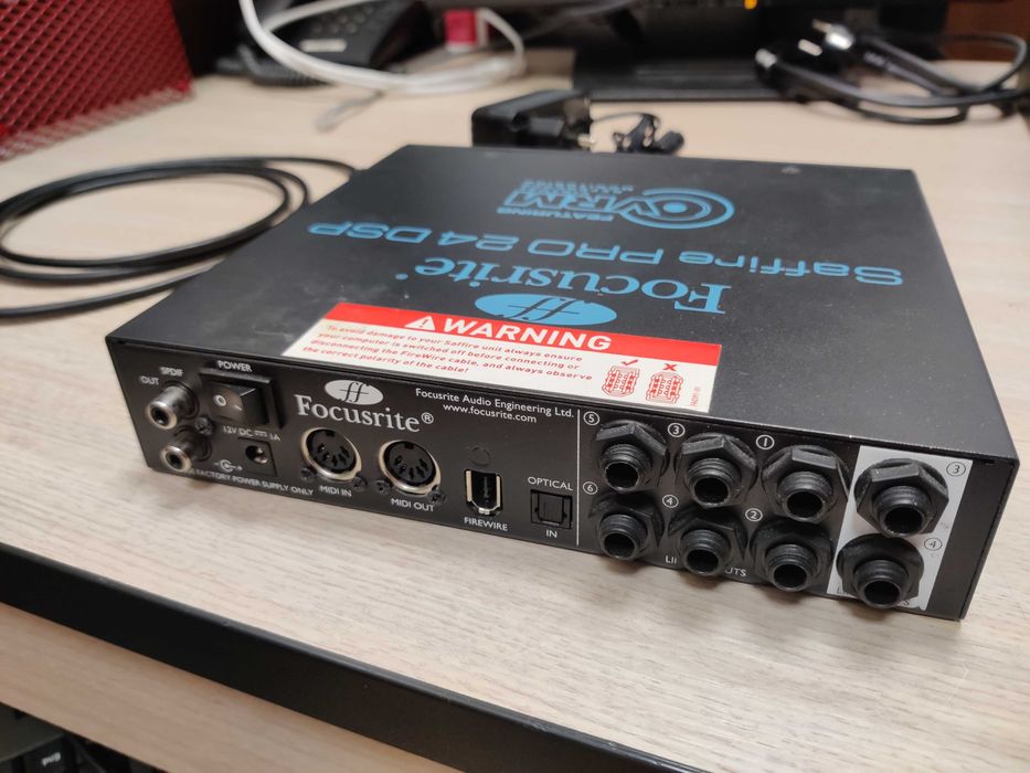 Focusrite Saffire Pro 24 DSP firewire звукова карта.