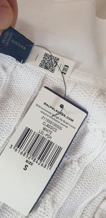 POLO Ralph Lauren Cable Pima Cotton  S  НОВО!  ОРИГИНАЛ Дамски Пуловер