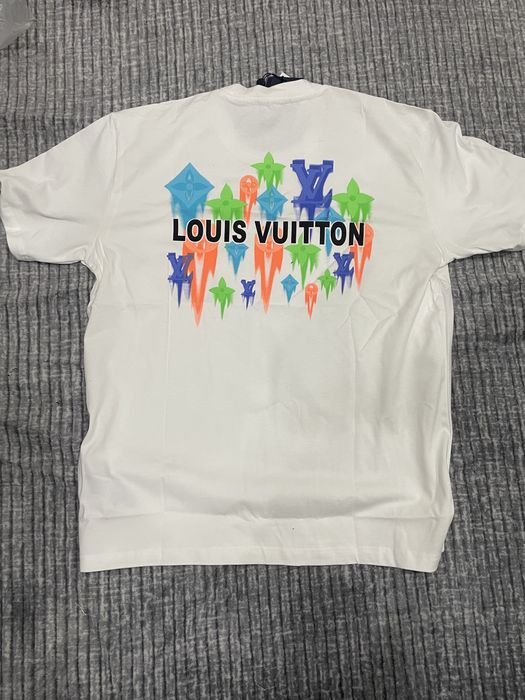 Tricou louis vuitton alb