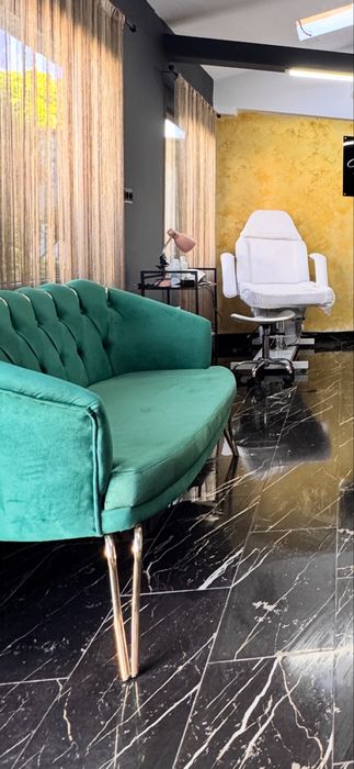 Canapea și fotolii moderne salon (3 piese) Arad ( verde smarald )