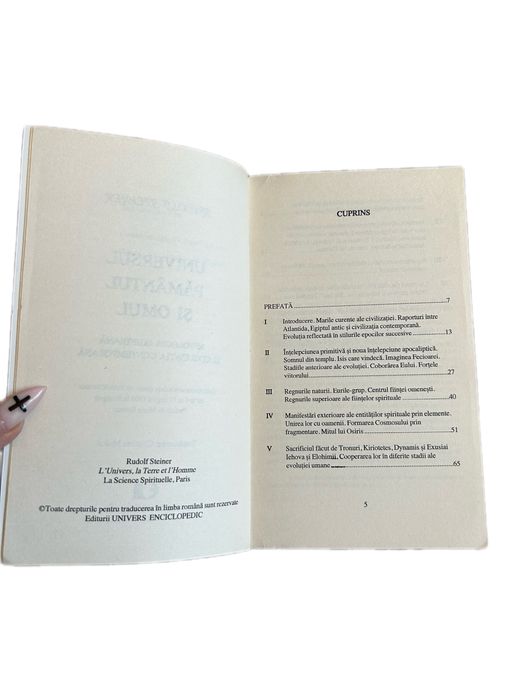 Carte Rudolf Steiner Universul Pământul și Omul Mitologia egipteană