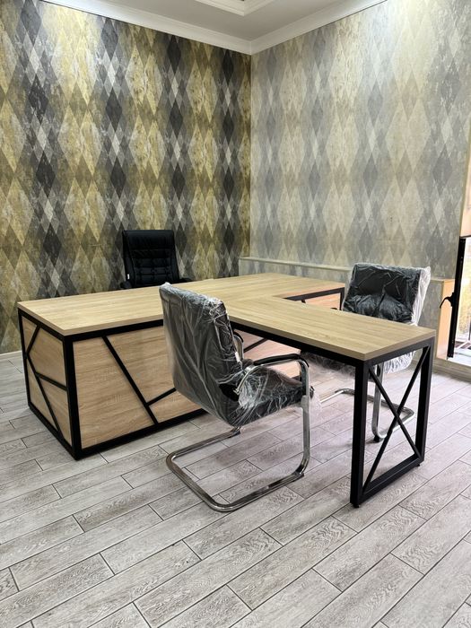 Стол для руководителя/Raxbar stoli loft uslubida/Direktor stoli