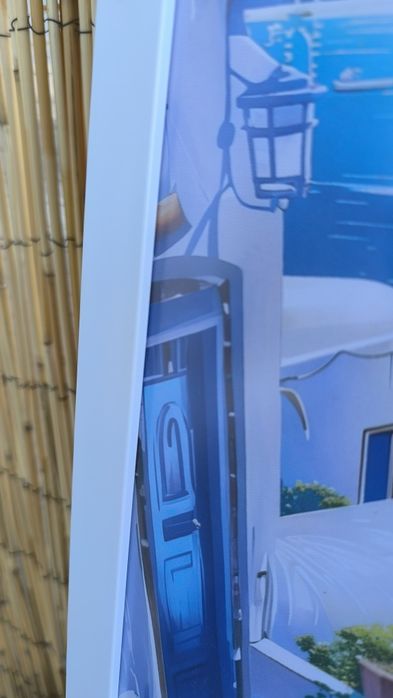 Картина с бяла рамка средиземноморски пейзаж