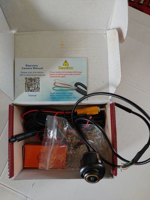 Camera auto marsarier, oglinzi retrovizoare sau frontal golden lens