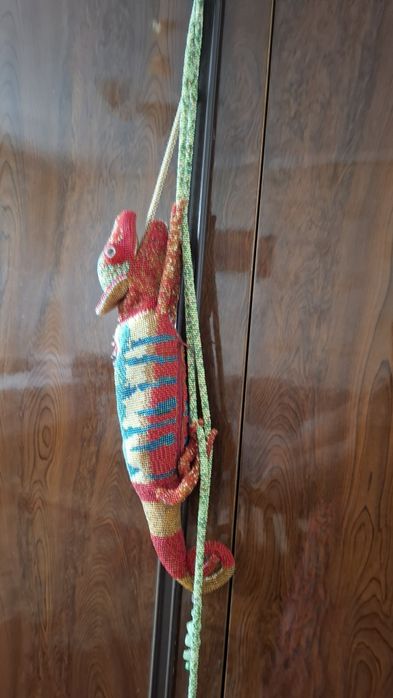 Дракон -клач из чешского бисера