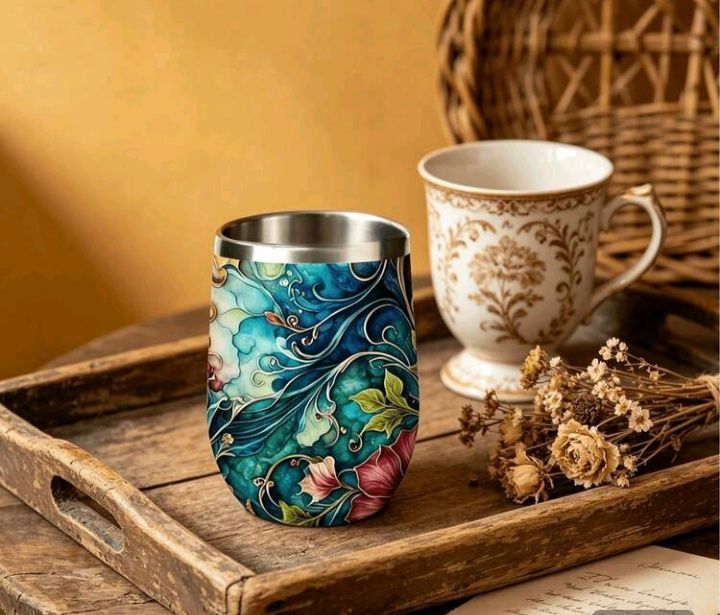 Cană inox Smeg nou nefolosit 340 ml
