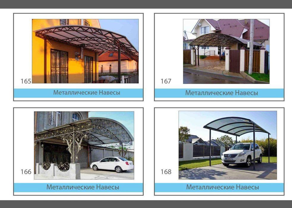 Хай-тек, Ворота, Решетка, Навесы