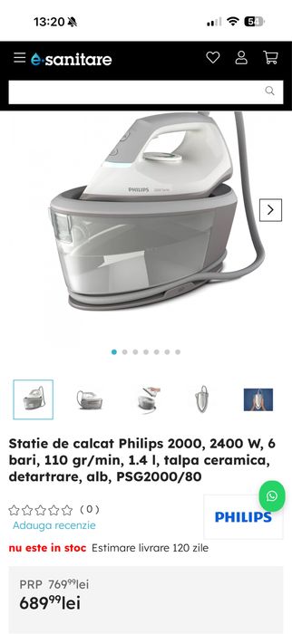 Statie de calcat Philips 2000