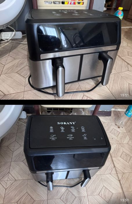 Аэрогриль Sokany 10041 Черный