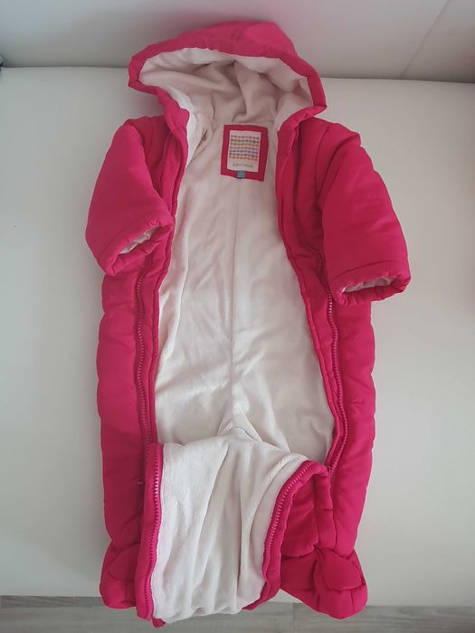 Зимен,топъл,бебешки космонавт,John Lewis, размер 3-6 месеца, розов