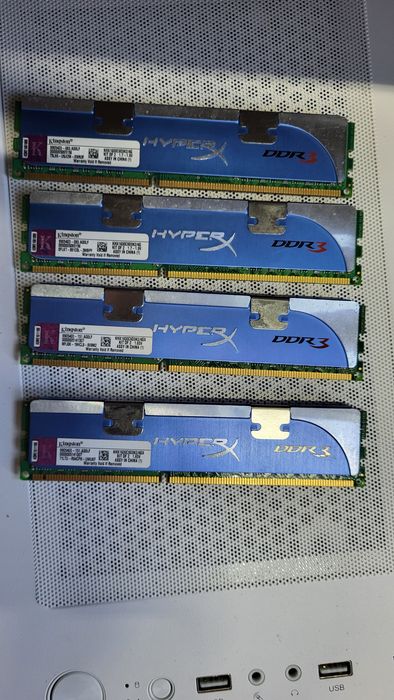 Kit Ram DDR3 1600MHz 4x4 Kingston Hyper X