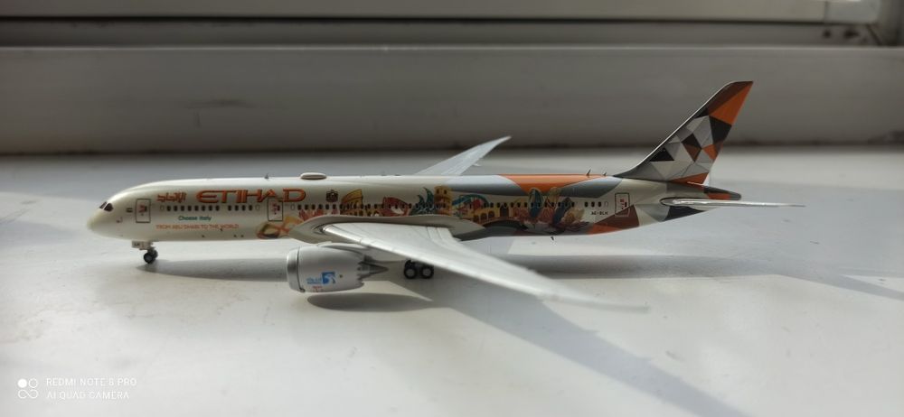 B787-9 металлическая модель самолёта