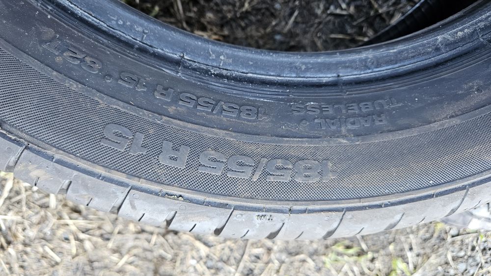 2бр гуми 185 55 15 дот 20 континентал  continental