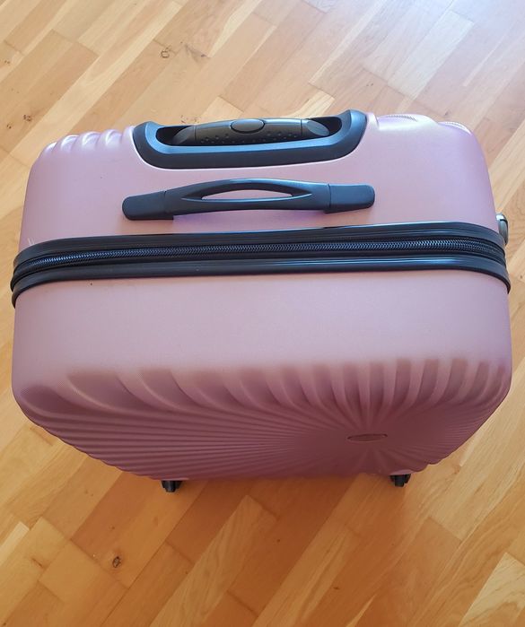 Cosmo Neon ABS Hard Luggage Trolley Bag