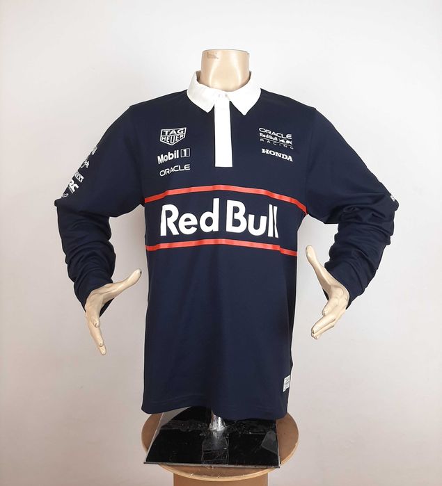 Red Bull Racing Team Polo Shirt - Оригинална мъжка блуза с яка