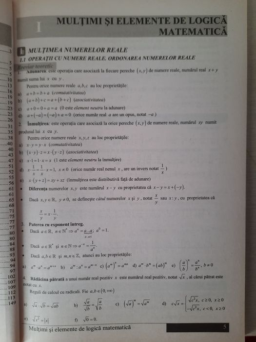 Culegere de matematică clasa a IX a ,matematică informatică