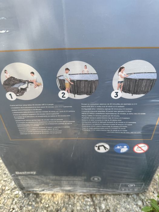 Piscina Bestway pro max stell (sigilata)