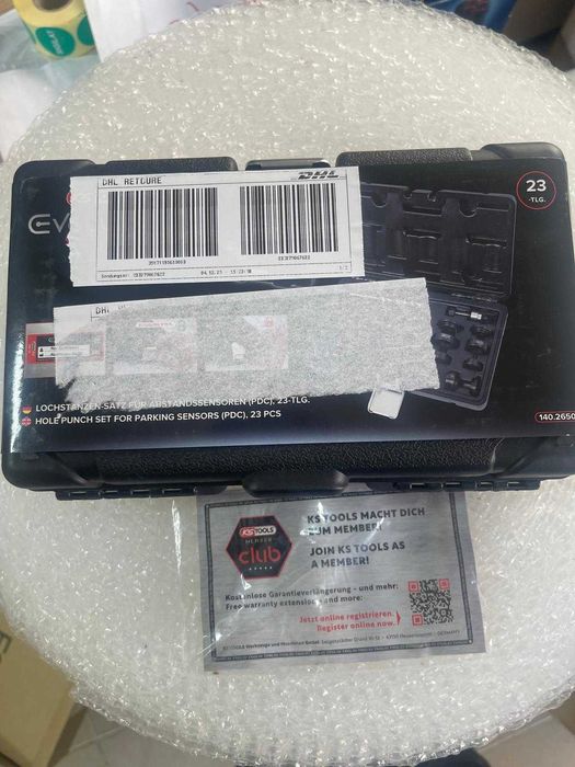 Set de perforatoare KS Tools 140.2650 pentru senzori PDC, 23 de piese