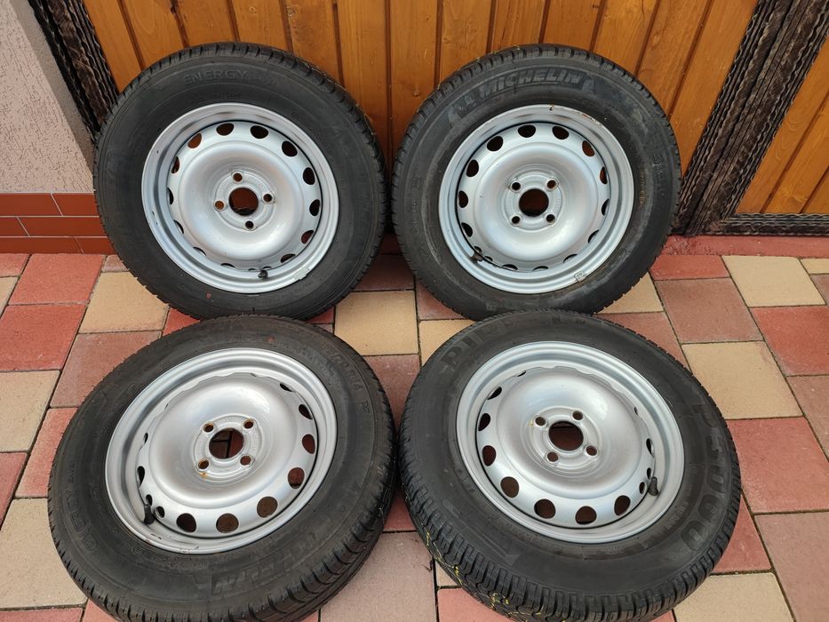 Jante tabla 4x100 Opel Corsa-Tigra remorcă 175 70r14 Michelin