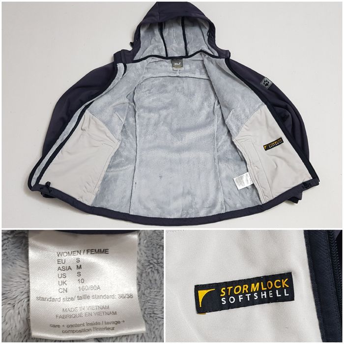 Softshell Jack Wolfskin Stormlock Flexshield Polartec, Nr. S ptr dame
