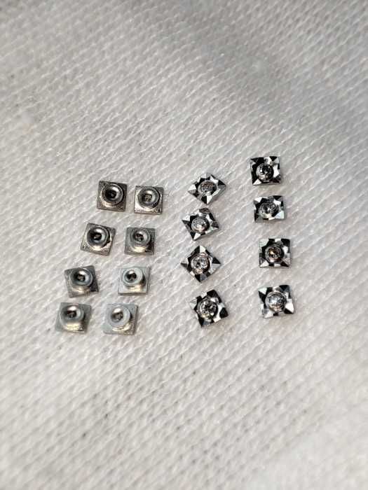 montura aur alb 14k cu diamante pt cadran ceas rolex omega