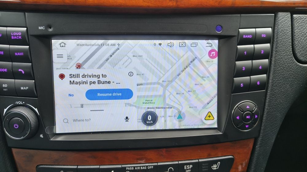 Navigatie Android Mercedes E Class W211