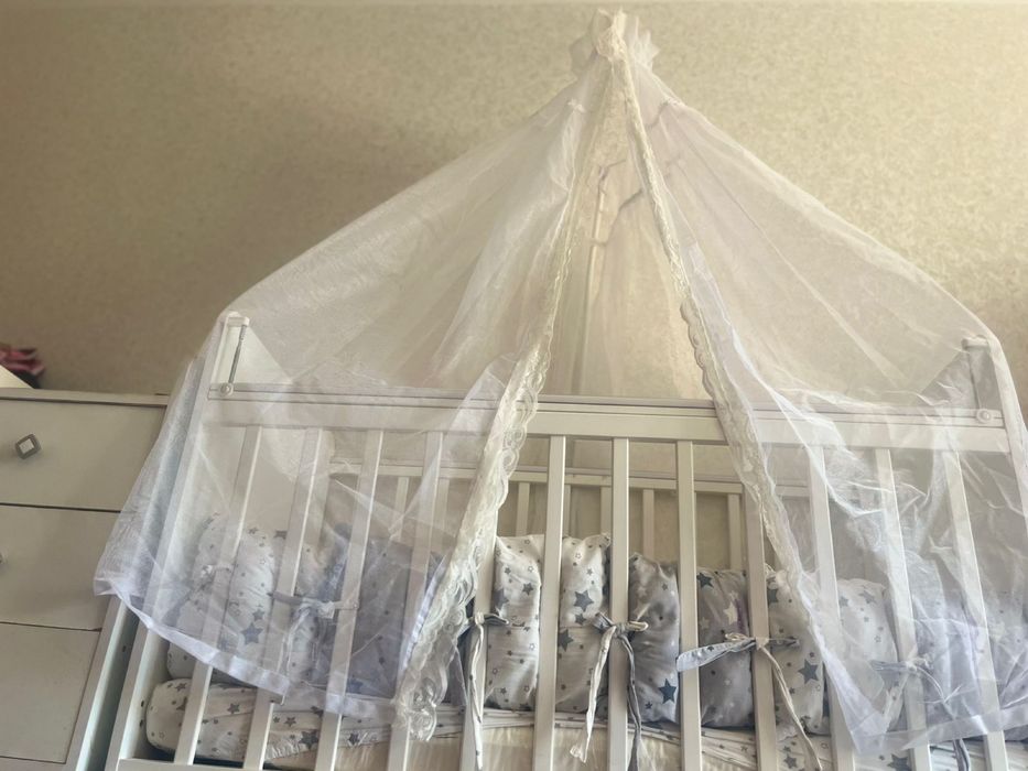 детская кровать+бортики