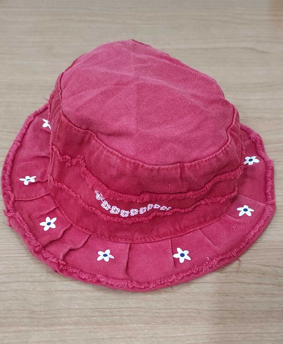Панама джинсовая на девочку