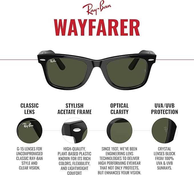 Ray Ban 2140 Original Wayfarer солнцезащитные очки из США