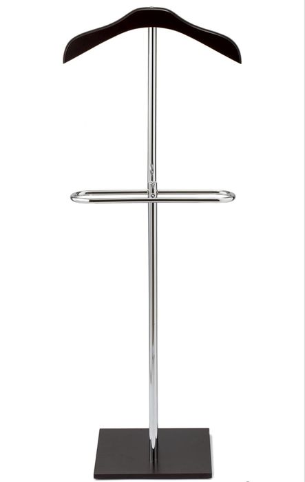 Напольная вешалка для одежды / костюмов | Дерево + хром