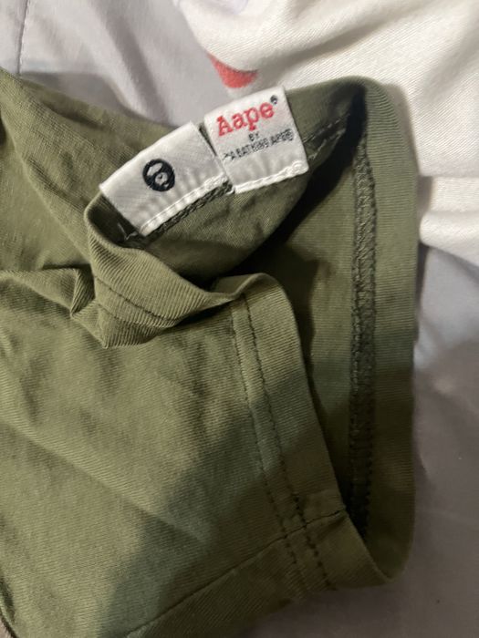 футболка aape,зеленая