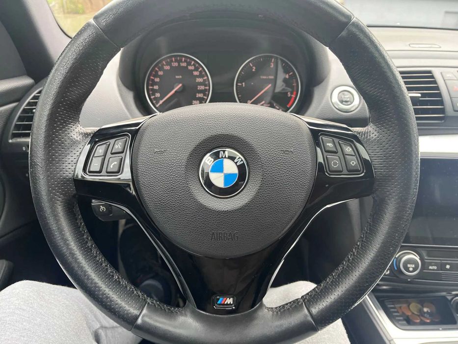 Ornament Trim Atasament Volan BMW E87 E90 91 E92 E93, Negru Lucios