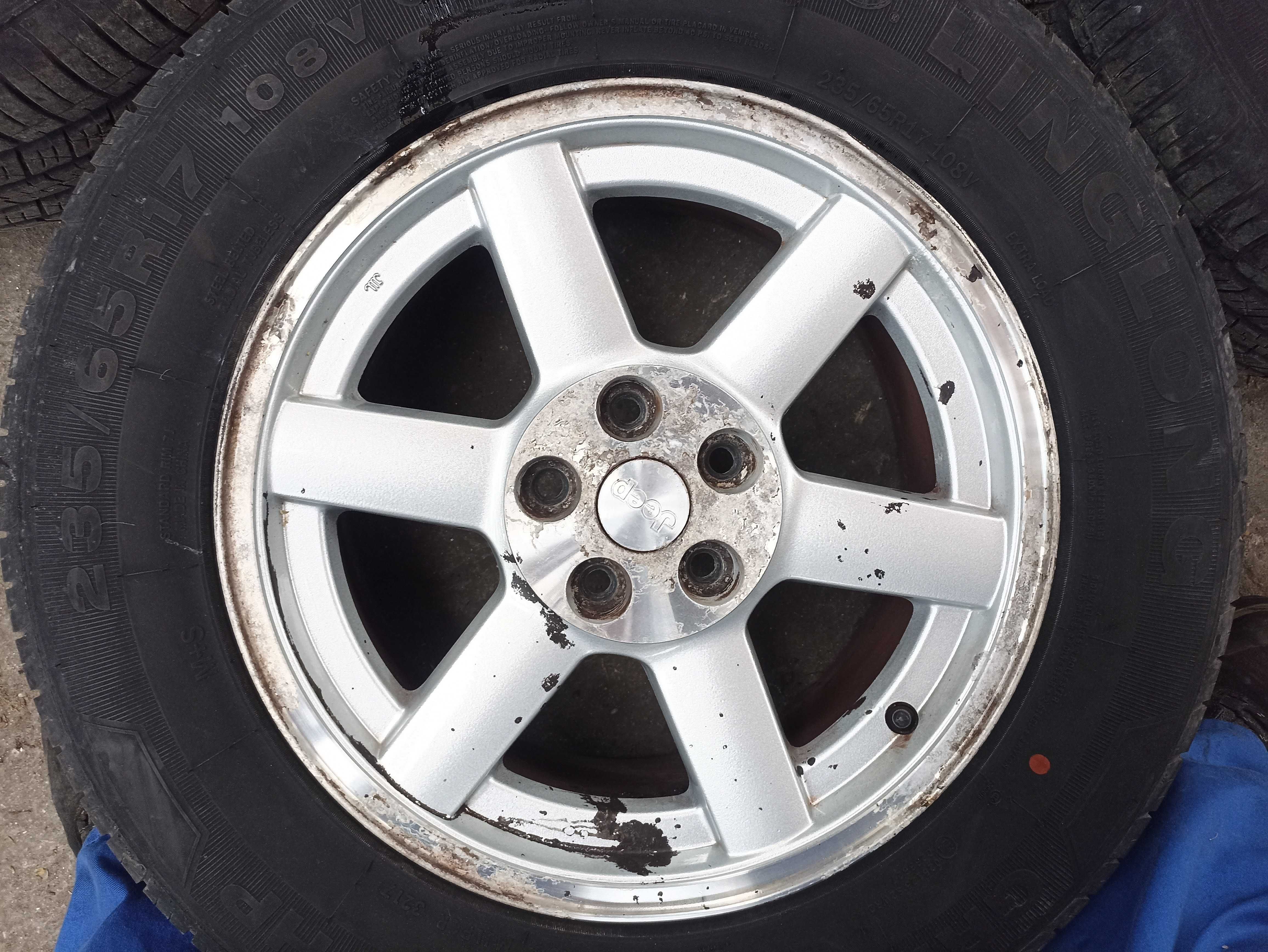 Джанти с гуми 17" 5х114,3 за Джип Чероки / JEEP Cherokee KJ гр. Варна ...