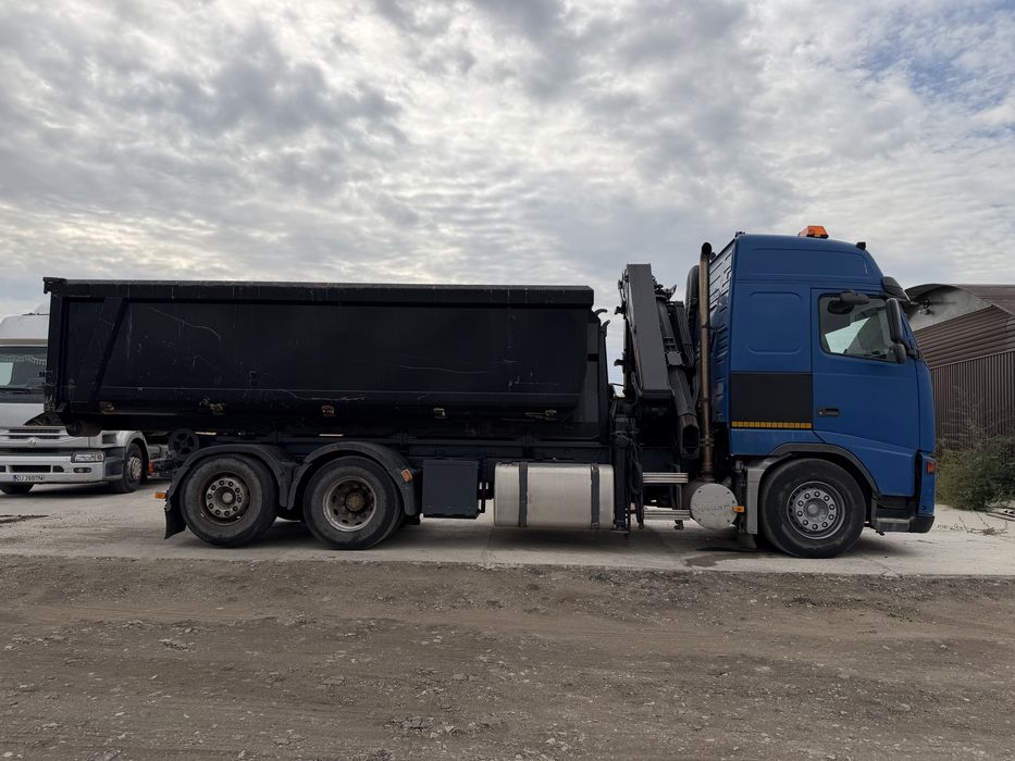 Volvo FH 12 6*2, 460hk abrol cu macara