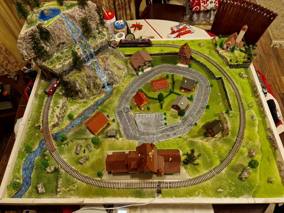 Diorama scara HO pret de sarbatori