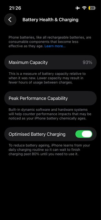 iPhone 13 mini 92%