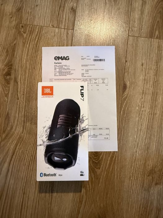 Boxă portabilă JBL FLIP 7 Neagră