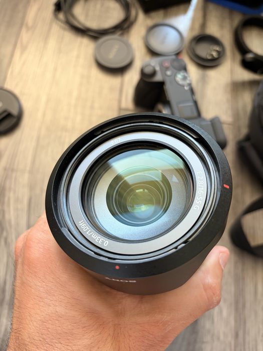 Sony A6700 Body cu accesorii si Obiectiv E 16-55mm f2.8 G SEL1655G