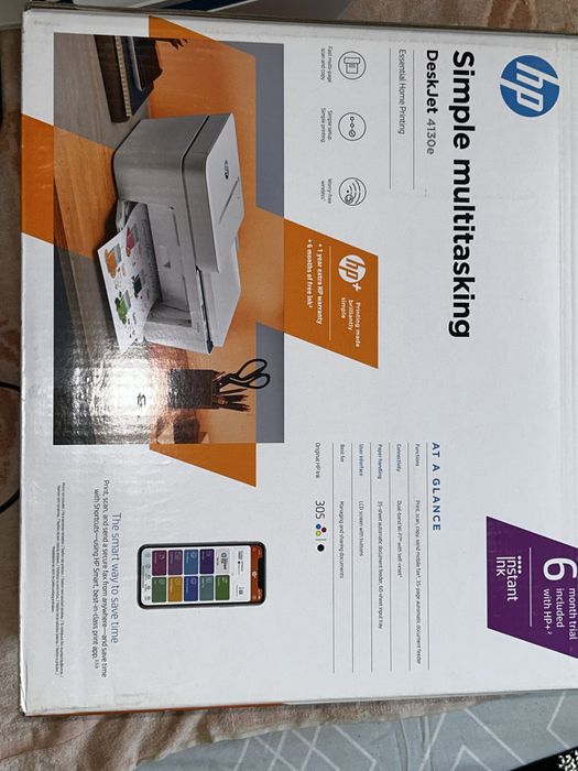 Imprimanta Multifunctionala HP DeskJet 4130e - Wi-Fi, Full Box + Cartus Nou HP 305