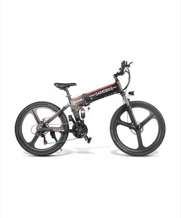 Bicicletă electrică Samebike 500 W, 48 V, 10.4Ah, 26", Negru