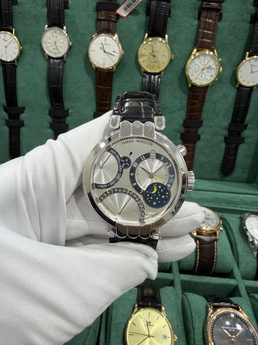 Золотые часыHarry Winston Premier Perpetual Calendar 18k