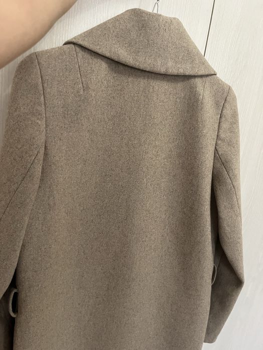 Шерстяное-кашемирное пальто