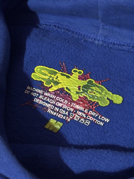 hoodie sp5der | spider blue tc