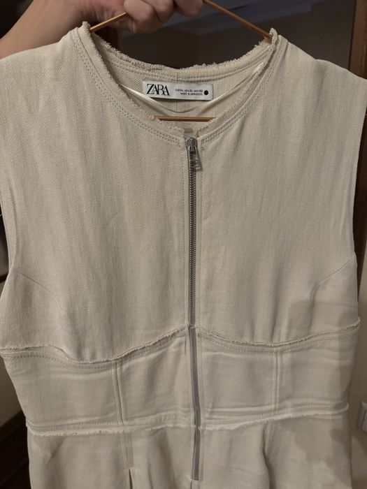 Платье Zara лён